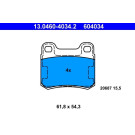 13.0460-4034.2 Bremsbelagsatz, Scheibenbremse