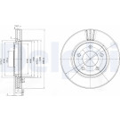 Delphi | Bremsscheibe | BG3715