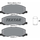 Textar | Bremsbelagsatz, Scheibenbremse | 2441801