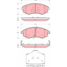 GDB3365 Bremsbelagsatz, Scheibenbremse GDB3365 Bremsbelagsatz, Scheibenbremse