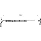 1 987 482 267 Seilzug, Feststellbremse 1 987 482 267 Seilzug, Feststellbremse