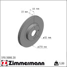 Zimmermann | Bremsscheibe | 370.3080.20
