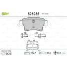 Valeo | Bremsbelagsatz, Scheibenbremse | 598936