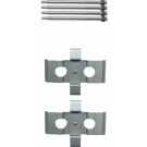 Hella | Zubehörsatz, Scheibenbremsbelag | 8DZ 355 203-481
