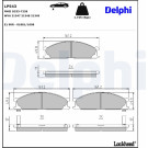 Delphi | Bremsbelagsatz, Scheibenbremse | LP543