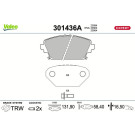 301436A Bremsbelagsatz, Scheibenbremse EXPERT
