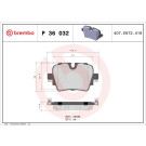 Brembo | Bremsbelagsatz, Scheibenbremse | P 36 032