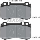 Textar | Bremsbelagsatz, Scheibenbremse | 2347801