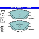 13.0470-3855.2 Bremsbelagsatz, Scheibenbremse ATE Ceramic
