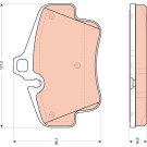 GDB1758 Bremsbelagsatz, Scheibenbremse GDB1758 Bremsbelagsatz, Scheibenbremse