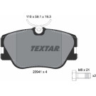 Textar | Bremsbelagsatz, Scheibenbremse | 2094102