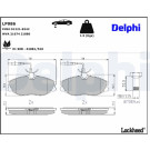 Delphi | Bremsbelagsatz, Scheibenbremse | LP986