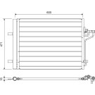 814390 Kondensator, Klimaanlage
