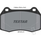 Textar | Bremsbelagsatz, Scheibenbremse | 2314301