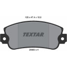 Textar | Bremsbelagsatz, Scheibenbremse | 2095005