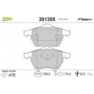 Valeo | Bremsbelagsatz, Scheibenbremse | 301355