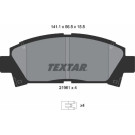 Textar | Bremsbelagsatz, Scheibenbremse | 2196102