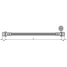 Metzger | Bremsschlauch | 4110544