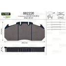 Valeo | Bremsbelagsatz, Scheibenbremse | 882226