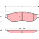 GDB3346 Bremsbelagsatz, Scheibenbremse GDB3346 Bremsbelagsatz, Scheibenbremse