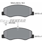 Textar Bremsbelagsatz, Scheibenbremse Q+ 2517201