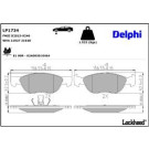 Delphi Bremsbelagsatz, Scheibenbremse LP1734