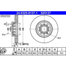 ATE | Bremsscheibe | 24.0325-0137.1