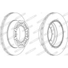 Ferodo | Bremsscheibe | FCR340A