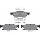 Textar Bremsbelagsatz, Scheibenbremse Q+ 2519209