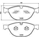 Hella Pagid | Bremsbelagsatz, Scheibenbremse | 8DB 355 012-521