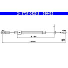 24.3727-0425.2 Seilzug, Feststellbremse 24.3727-0425.2 Seilzug, Feststellbremse