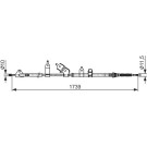 BOSCH | Seilzug, Feststellbremse | 1 987 482 566 BOSCH | Seilzug, Feststellbremse | 1 987 482 566