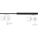 2110246 Gasfeder, Koffer-/Laderaum