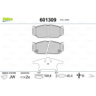Valeo | Bremsbelagsatz, Scheibenbremse | 601309