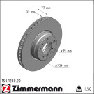 Zimmermann | Bremsscheibe | 150.1280.20
