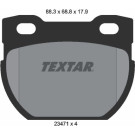 Textar | Bremsbelagsatz, Scheibenbremse | 2347103