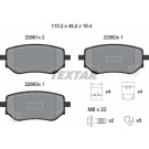 Textar Bremsbelagsatz, Scheibenbremse Q+ 2286101