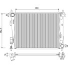 Valeo | Kühler, Motorkühlung | 701347