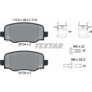 Textar | Bremsbelagsatz, Scheibenbremse | 2573401