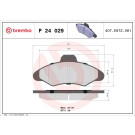 Brembo | Bremsbelagsatz, Scheibenbremse | P 24 029
