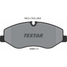 Textar | Bremsbelagsatz, Scheibenbremse | 2206201