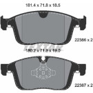 Textar Bremsbelagsatz, Scheibenbremse Q+ 2238601
