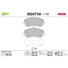 Valeo | Bremsbelagsatz, Scheibenbremse | 302473A