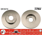 TRW | Bremsscheibe | DF2574