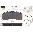 Valeo | Bremsbelagsatz, Scheibenbremse | 882245