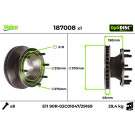 Valeo | Bremsscheibe | 187008