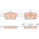 TRW | Bremsbelagsatz, Scheibenbremse | GDB2060