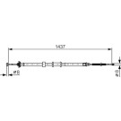 1 987 482 391 Seilzug, Feststellbremse 1 987 482 391 Seilzug, Feststellbremse