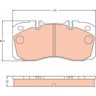 GDB5068 Bremsbelagsatz, Scheibenbremse GDB5068 Bremsbelagsatz, Scheibenbremse
