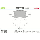 302775A Bremsbelagsatz, Scheibenbremse EXPERT 302775A Bremsbelagsatz, Scheibenbremse EXPERT